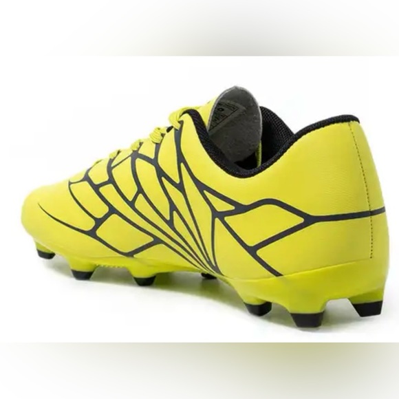 YELLOW UMBRO VELOCITA ALCHEMIST LEAGUE FG MEN'S SOCCER CLEATS - Picture 2 of 11